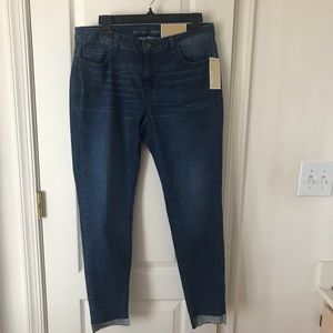 NWT Michael Kors Cropped Skinny Jeans. Size 8